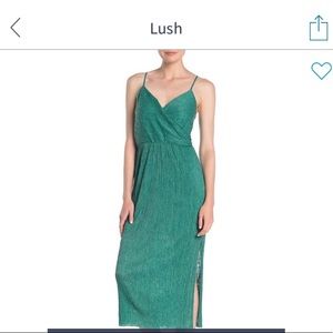 Lush Midi Wrap Dress NWOT